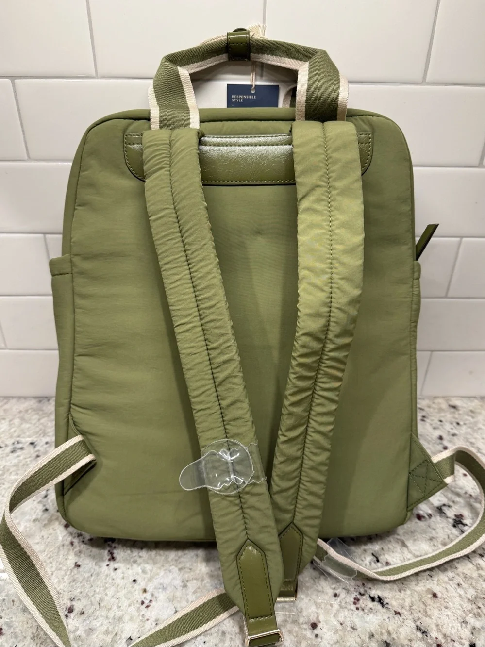 Universal Thread Olive Green Square Everyday Backpack - NEW!